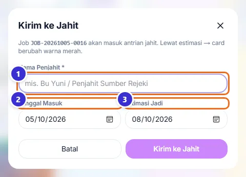 Jendela Kirim ke Jahit
