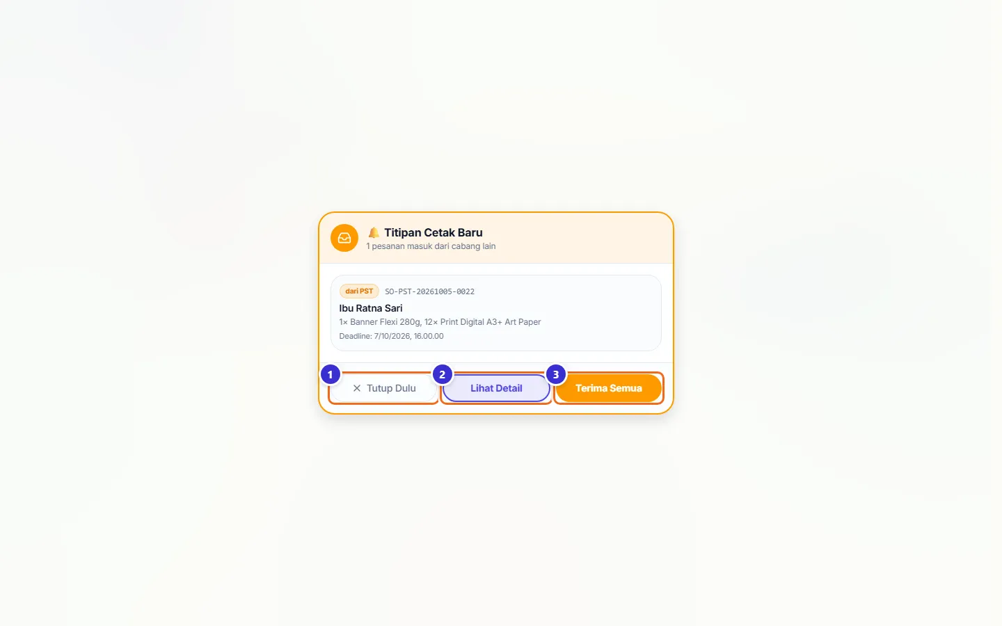 Pop-up Titipan Cetak Baru