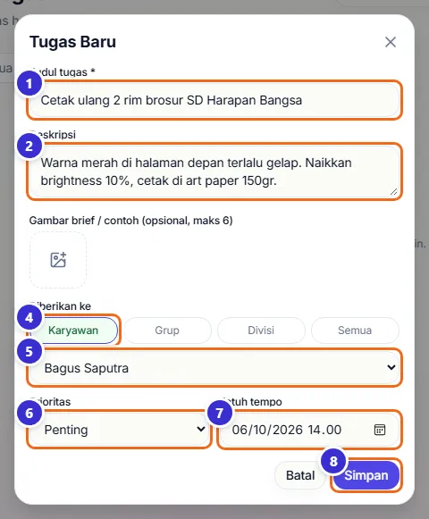Dialog Tugas Baru untuk Bagus Saputra